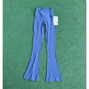 LULULEMON Align High Rise Mini-Flare Navy  Activewear Pants 32" Womens 2  *NEW*